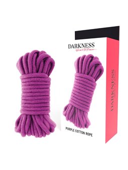 Darkness Purple Cotton Rope - Corda in Cotone per Bondage 5 Metri Viola