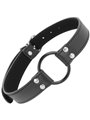 Darkness Black Ring Gag - Bavaglio Nero con Anello Diametro 3,6 Cm