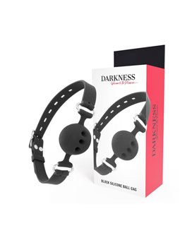 Darkness - Black Breathable Silicone Gag