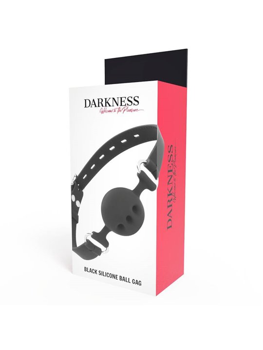 Darkness - Black Breathable Silicone Gag