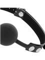 Darkness Black Silicone Ball Gag - Bavaglio in Silicone a Forma di Palla - Nero