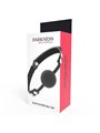 Darkness Black Silicone Ball Gag - Bavaglio in Silicone a Forma di Palla - Nero
