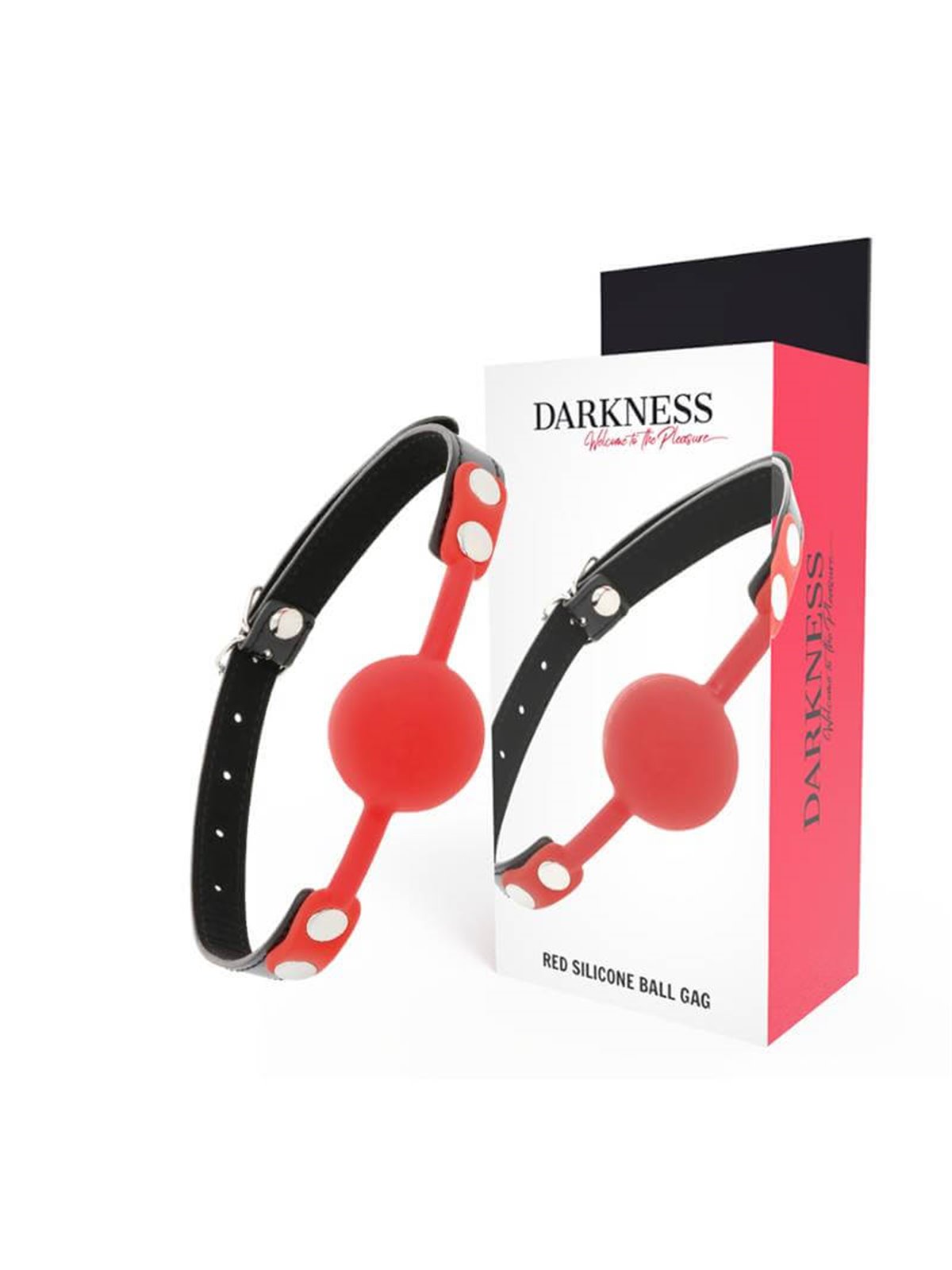 Darkness - Red Silicone Gag