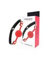 Darkness Red Silicone Ball Gag - Bavaglio in Silicone a Forma di Palla - Rosso