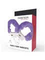 Darkness - Lilac Lined Metal Handcuffs