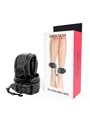 Darkness - Adjustable Ankle Handcuffs Black Leather