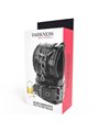 Darkness Black Handcuffs - Polsiere in Pelle Vegana Nera Lucida e Lucchetto