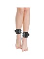 Darkness - Black Adjustable Leather Ankle Handcuffs