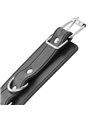 Darkness - Black Adjustable Leather Ankle Handcuffs