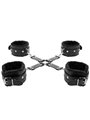 Darkness Hogtie Set - Costrittivo a X con Polsiere e Cavigliere in Pelle Vegana