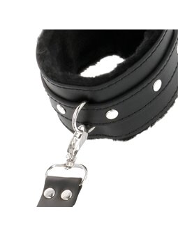 Darkness Hogtie Set - Costrittivo a X con Polsiere e Cavigliere in Pelle Vegana