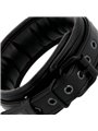 Darkness - Black Leather Handcuffs and Collar