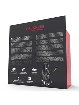 Darkness - Black Leather Handcuffs and Collar