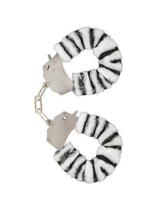 Toyjoy - Manette Furry Fun Cuffs Zebra