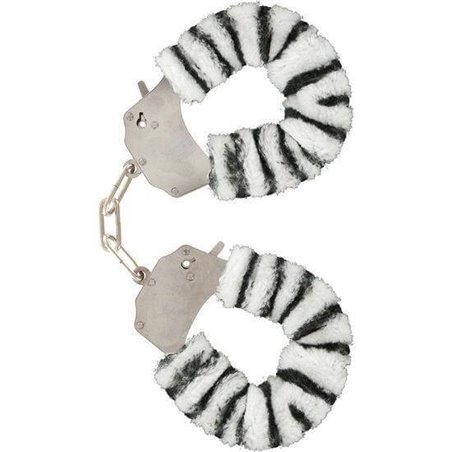 Toyjoy - Manette Furry Fun Cuffs Zebra