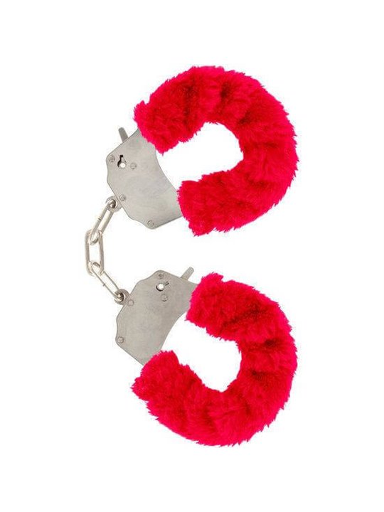 Toyjoy - Manette Furry Fun Cuffs Red