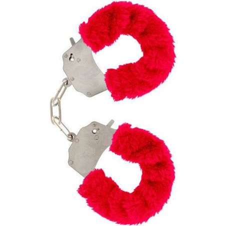 Toyjoy - Manette Furry Fun Cuffs Red
