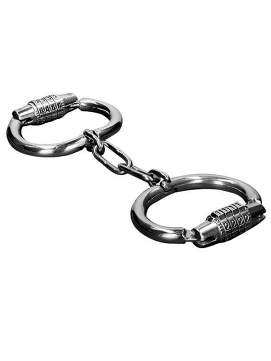 Metal Hard Handcuffs With Combination Lock