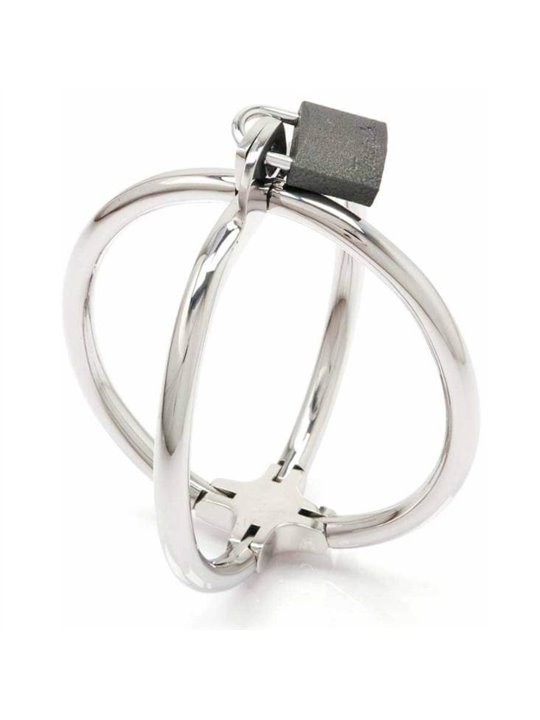 Metal Hard - Criss Cross Handcuff Stainless Steel Restraints