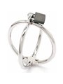 Metal Hard - Criss Cross Handcuff Stainless Steel Restraints
