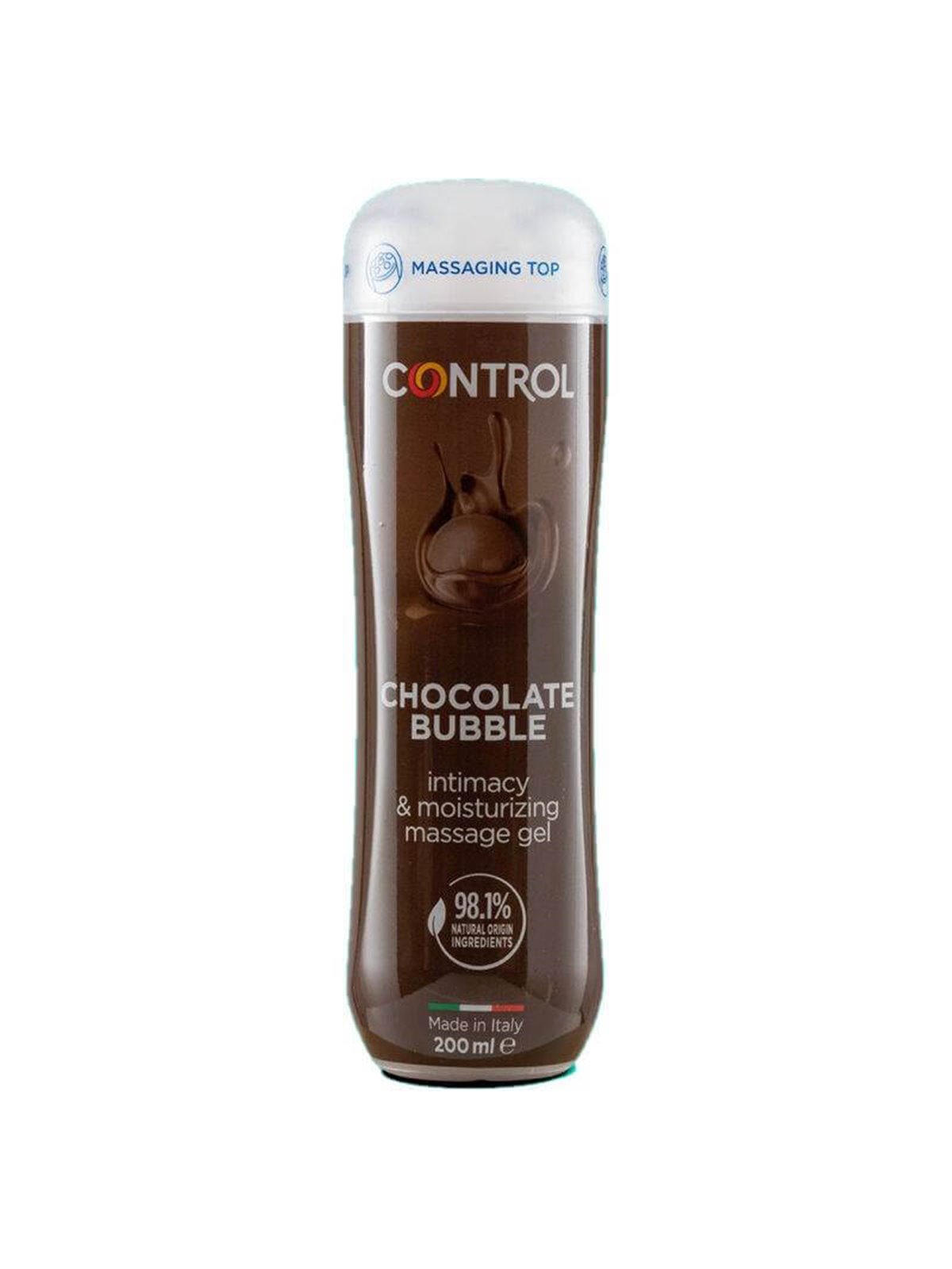 Control Chocolate Bubble - Gel da Massaggio 3 in 1 al Cioccolato - 200 ML