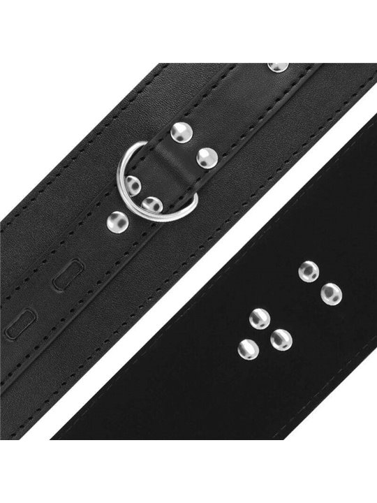 Darkness- Black Leather Handcuffs