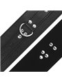 Darkness- Black Leather Handcuffs