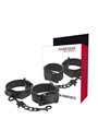 Darkness - Wide Thin Textured Handcuffs