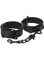 Darkness - Wide Thin Textured Handcuffs