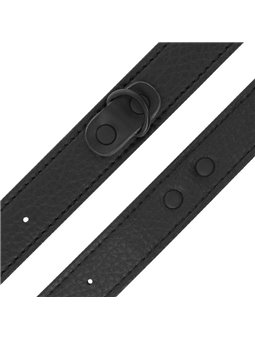 Darkness - Wide Thin Textured Handcuffs