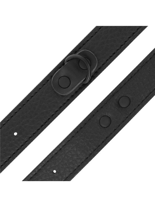 Darkness - Wide Thin Textured Handcuffs
