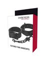 Darkness - Wide Thin Textured Handcuffs