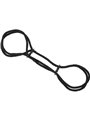 Darkness Black Rope Handcuffs - Polsiere in Corda di Cotone Nera