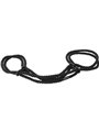 Darkness Black Rope Handcuffs - Polsiere in Corda di Cotone Nera