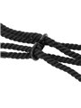 Darkness Black Rope Handcuffs - Polsiere in Corda di Cotone Nera