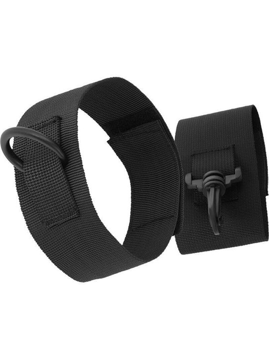 Darkness - Cavigliere Beginners Nylon Ankle Cuffs Black