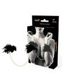 Coquette Chic Desire - Polsiere in Metallo con Piume Nere