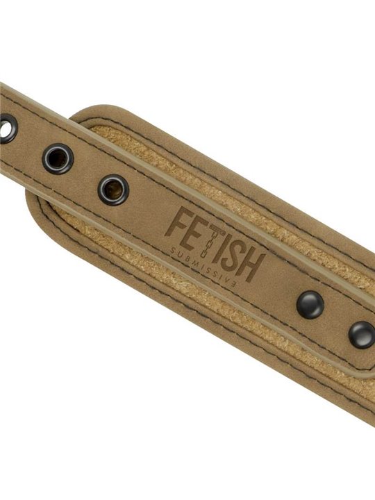 Fetish Submissive Origen - Neoprene Lined Necklace With Chain