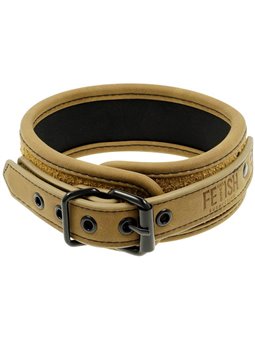 Fetish Submissive Origen - Neoprene Lined Necklace With Chain