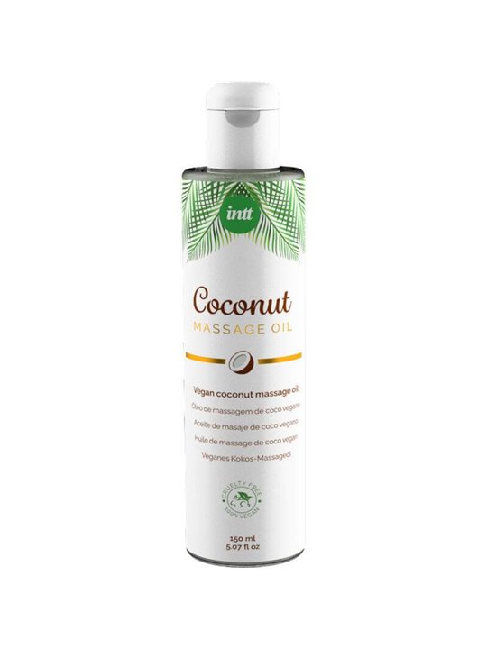 Intt - Sweet Vegan Massage Oil with Relaxing Coconut Flavored
