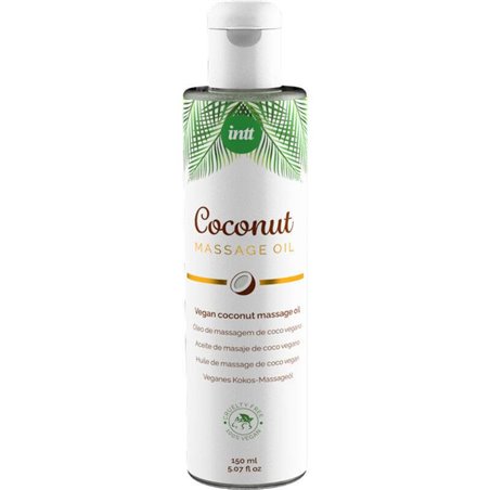 Intt - Sweet Vegan Massage Oil with Relaxing Coconut Flavored