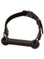 CalExotics Bar Gag - Bavaglio a Barra in Silicone Solido e Pelle Vegana