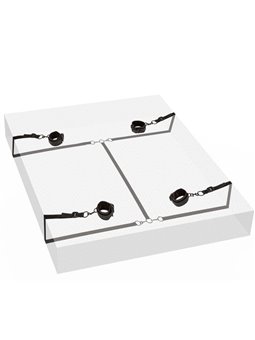 CalExotics Red Restraint - Sistema Costrittivo Da Letto Polsi e Caviglie