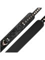 Begme - Black Edition Premium Vegan Leather Collar with Neoprene Lining