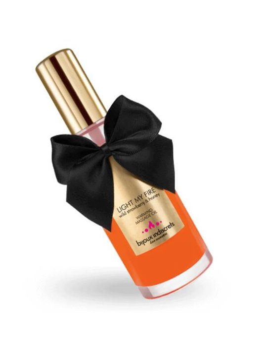 Bijoux - Massage Oil Heat Effect Strawberry Aroma