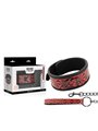 Begme Red Edition - Collare e Guinzaglio in Pelle Vegana