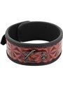 Begme - Red Edition Premium Vegan Leather Collar with Neoprene Lining