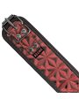 Begme - Red Edition Premium Vegan Leather Collar with Neoprene Lining