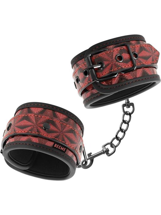 Begme Red Edition - Manette Polsini in Pelle Vegana