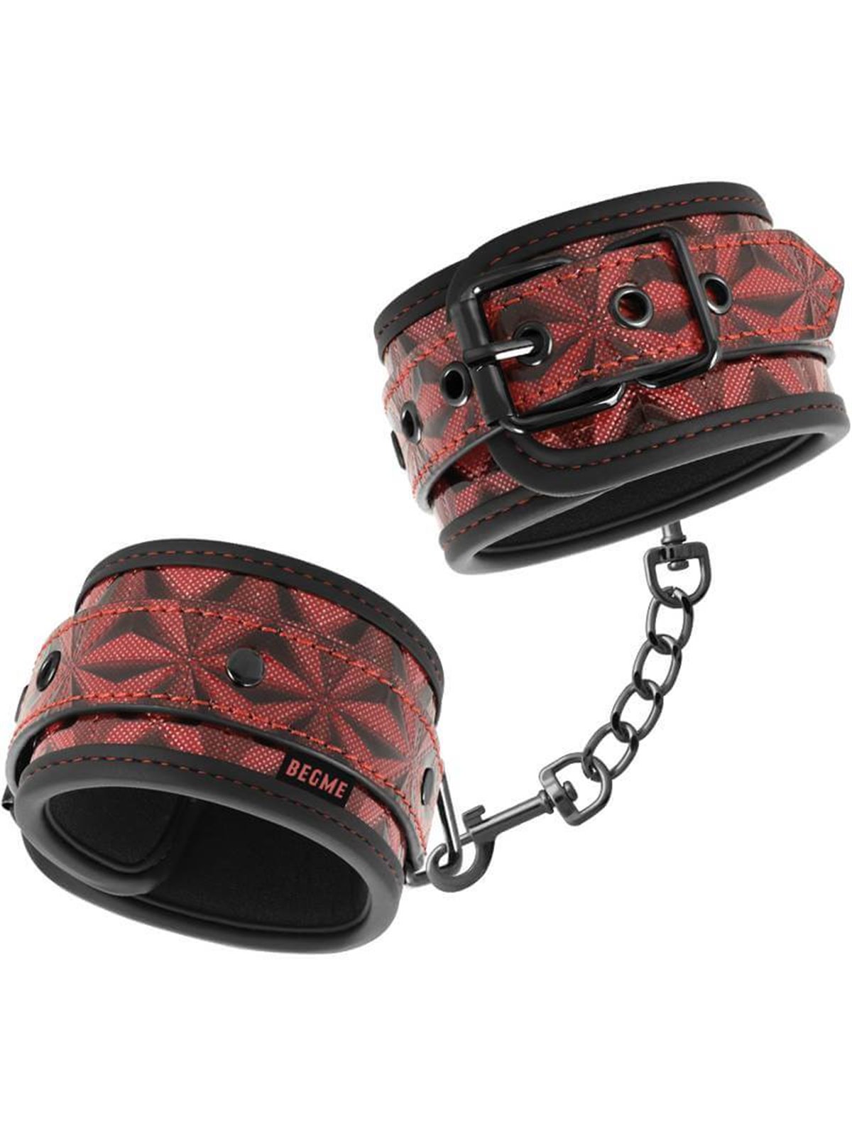 Begme Red Edition - Manette Polsini in Pelle Vegana